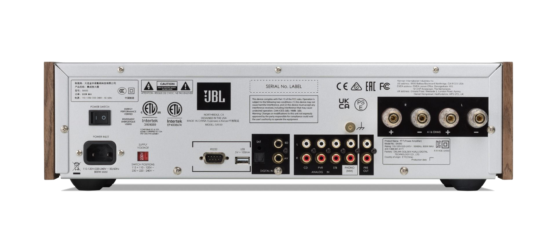 Amplificado JBL - SA 550 - Imagen 4