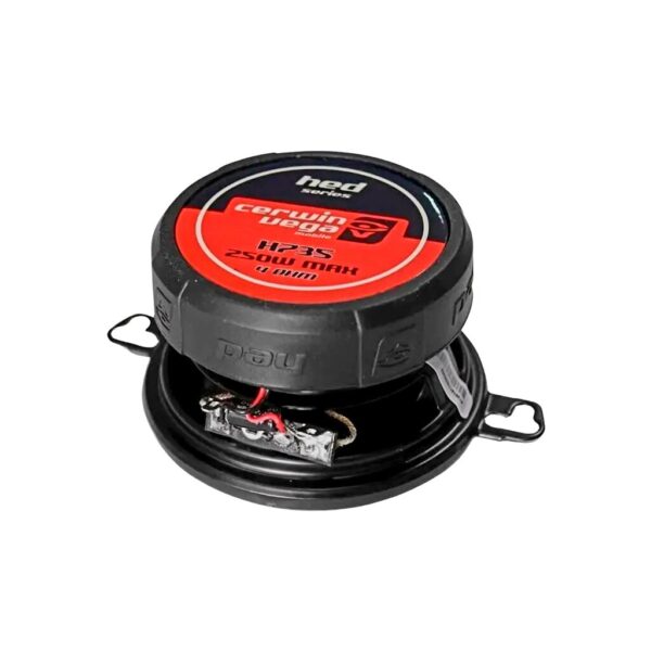 Cerwin-Vega H735-Reemplazo de bocinas originales del vehículo, instalación en tablero (dash), esquinas o espacios compactos, y mejora del sistema de audio de fábrica.