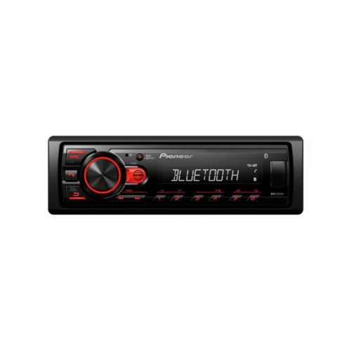 Pioneer MVH-S235BT-Receptor de medios digitales para automóvil (sin CD)-Reproducción de música, llamadas manos libres y actualización del sistema de audio del vehículo