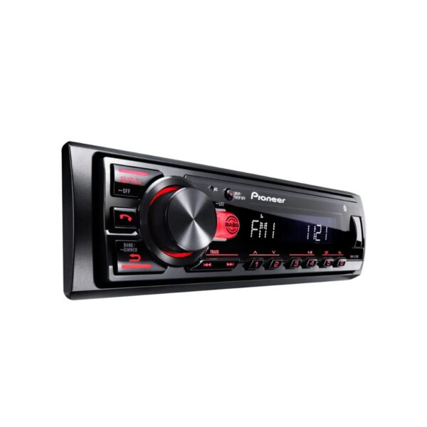 Pioneer MVH-S235BT-Receptor de medios digitales para automóvil (sin CD)-Reproducción de música, llamadas manos libres y actualización del sistema de audio del vehículo