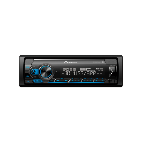 Pioneer MVH-S325BT-Receptor de medios digitales para automóvil (sin CD)-Reproducción de música, llamadas manos libres y actualización del sistema de audio del vehículo