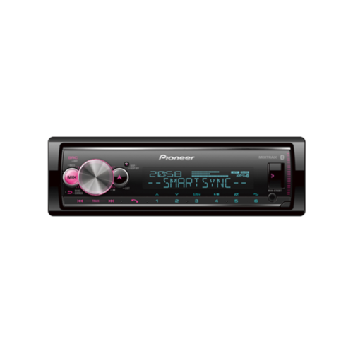 Pioneer MVH-X700BT-Receptor de audio digital para automóvil (sin mecanismo de CD)-Reproducción de música, llamadas manos libres y actualización del sistema de audio del vehículo