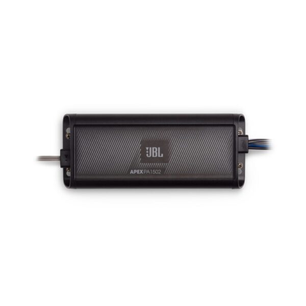 PA-1502_3_1024 JBL PA-1502-Apex PA1502-Dispositivos compatibles: Bocinas, subwoofers, estéreos OEM y aftermarket, procesadores de audio y reproductores multimedia de 12 V.
