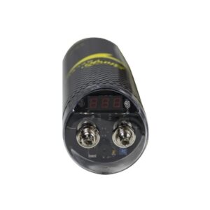 Stinger SSCAP2M Capacitores-Dispositivos compatibles: Amplificadores de audio para automóvil, sistemas con subwoofers y vehículos con sistema eléctrico de 12 V.