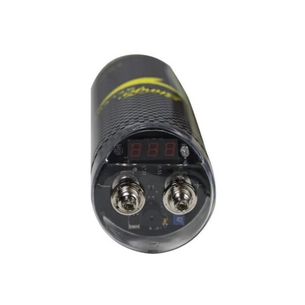 Stinger SSCAP2M Capacitores-Dispositivos compatibles: Amplificadores de audio para automóvil, sistemas con subwoofers y vehículos con sistema eléctrico de 12 V.