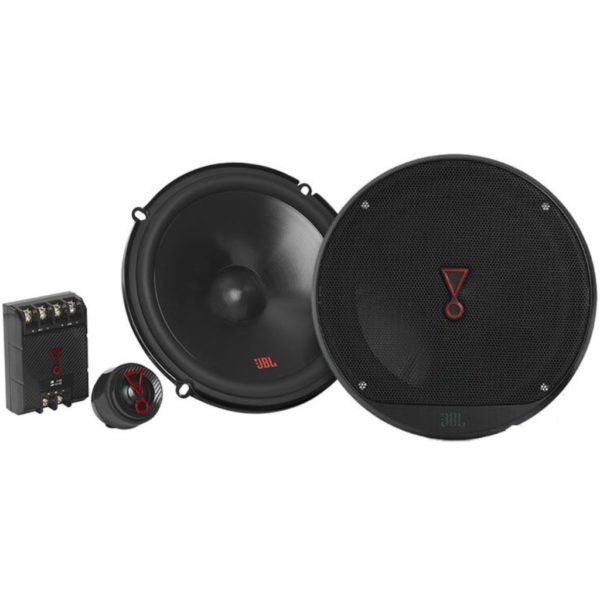 JBL Stage3 607CF - Sistema de componentes de Audio bidireccional para automóvil de 6-1/2 Pulgadas con Crossover sin Parrilla