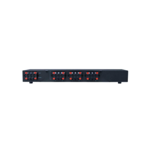 AS-SS6_3 Caja de conmutación de altavoces de 6 vías para 6 pares, selector de altavoces de audio multihabitación