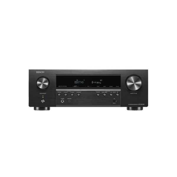 Denon AVR-S570BT Receptor AV de 5.2 canales 8K Ultra HD Audio y Video, Receptores estéreo, Denon AVR Transmisión inalámbrica Bluetooth, (4) Entradas HDMI 8K, eARC, Asistente de configuración HD