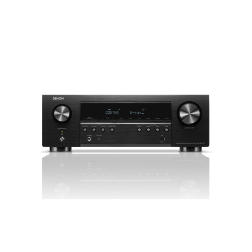 Denon AVR-S670H Receptor de Teatro en Casa de 5.2 Canales, Receptor HDMI 8K UHD (75W x 5), Transmisión a Través de HEOS Integrado, Bluetooth y Wi-Fi, Dolby TrueHD, Dolby Pro Logic II DTS Sistema de