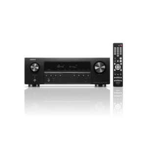 Denon AVR-S670H Receptor de Teatro en Casa de 5.2 Canales, Receptor HDMI 8K UHD (75W x 5), Transmisión a Través de HEOS Integrado, Bluetooth y Wi-Fi, Dolby TrueHD, Dolby Pro Logic II DTS Sistema de