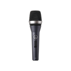 AKG D5S - Micrófono vocal dinámico profesional con interruptor de encendido/apagado, negro