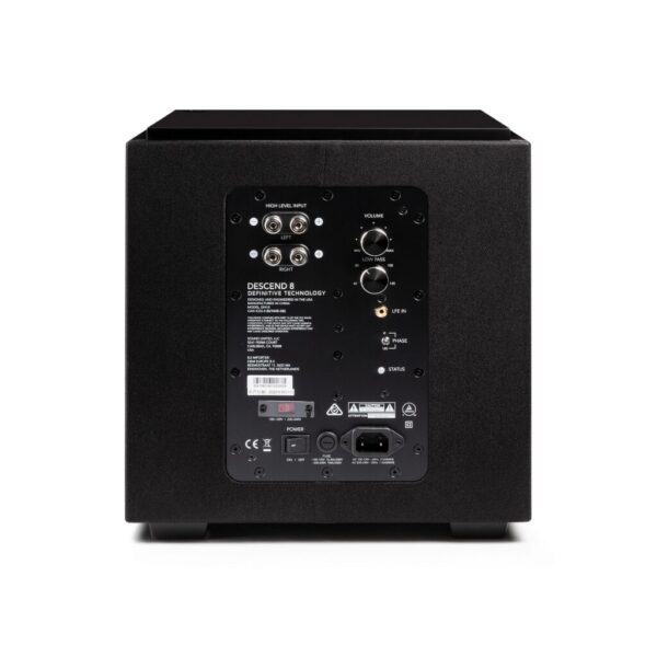 Definitive Technology Subwoofer Descend DN8 8" optimizado digitalmente para películas y música