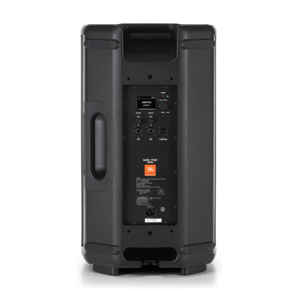 JBL Professional EON712 - Altavoz PA con alimentación, altavoz con Bluetooth, 12 pulgadas, 1300 vatios, eléctrico con cable, negro, Altavoz PA portátil con salida de 1300 W, woofer de 12 pulgadas, Bluetooth y mezclador de 3 canales