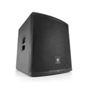 EON718_1 JBL Subwoofer profesional EON718S alimentado PA con Bluetooth, 18 pulgadas, eléctrico con cable, negro