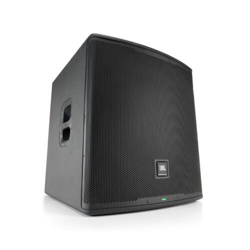 JBL Subwoofer profesional EON718S alimentado PA con Bluetooth, 18 pulgadas, eléctrico con cable, negro