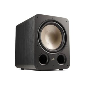 Polk Audio Signature Elite ES12 Subwoofer Amplificado (Negro), Woofer de Largo Alcance de 12"