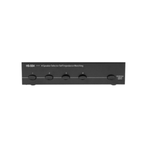 HS-SS4_1 Etéreo HS-SS4 Selector de altavoces de 4 pares con ajuste de impedancia