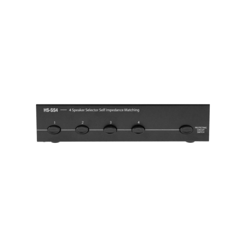 Etéreo HS-SS4 Selector de altavoces de 4 pares con ajuste de impedancia