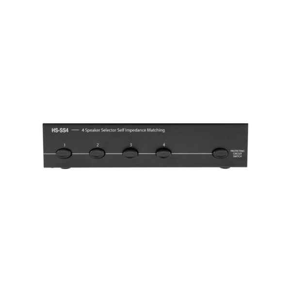 HS-SS4_1 Etéreo HS-SS4 Selector de altavoces de 4 pares con ajuste de impedancia