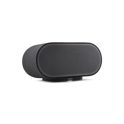 Denon Home 600 - Altavoz inteligente inalámbrico con sonido estéreo, color carbón