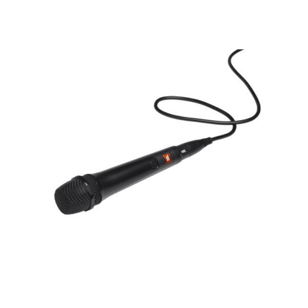 JBL PartyBox Mic 100: Micrófono vocal dinámico con cable (1 m), rendimiento de calidad JBL