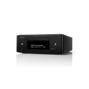 Denon RCD-N12 Reproductor de CD Bluetooth con sintonizador de radio AM/FM integrado y Wi-Fi, reproductores de CD