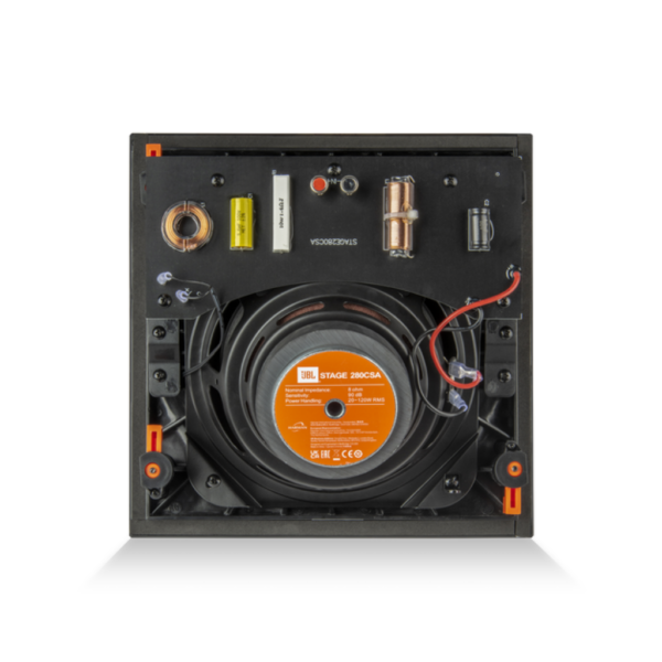JBL Stage 280C - Altavoz de techo con woofer de cono de poliselulosa de 8 pulgadas