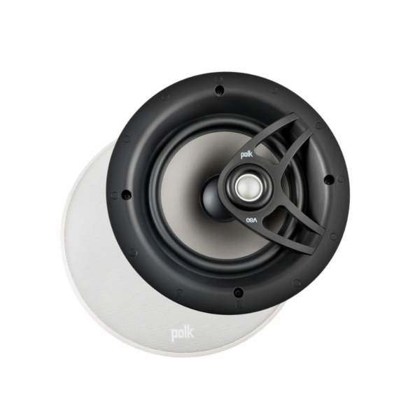 Polk Audio V80 Vanishing - Altavoz de techo, individual, ideal para todas