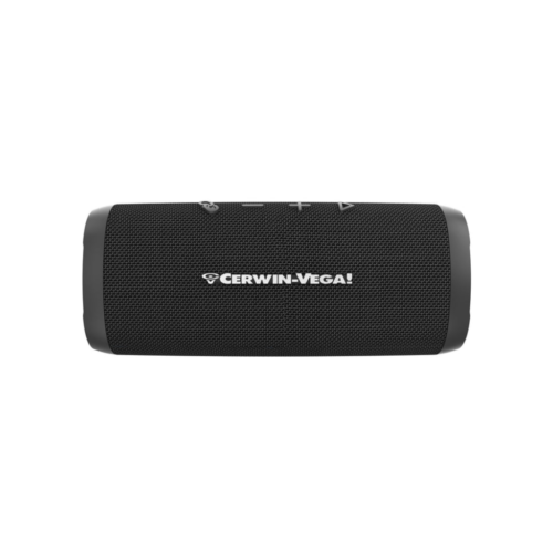 CERWIN-VEGA! VEGAMINI VMBLK Altavoz portátil Bluetooth de mano con correa, color negro