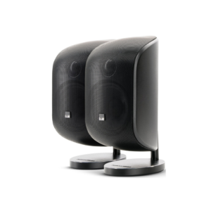 M1_1 Bowers and Wilkins M-1 - Altavoz satelital (1 unidad) de rango medio de fibra de vidrio de 4 pulgadas, tweeter de cúpula de aluminio de 1 pulgada, uso como altavoces estéreo para el hogar o canal
