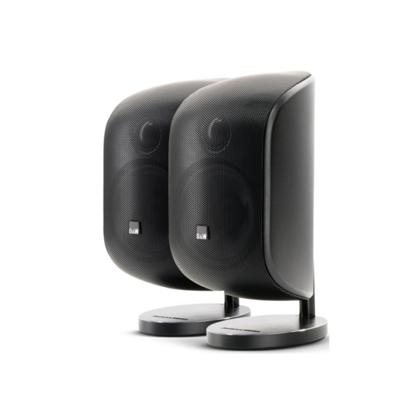 M1_1 Bowers and Wilkins M-1 - Altavoz satelital (1 unidad) de rango medio de fibra de vidrio de 4 pulgadas, tweeter de cúpula de aluminio de 1 pulgada, uso como altavoces estéreo para el hogar o canal