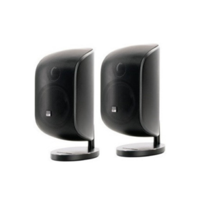 M1_3 Bowers and Wilkins M-1 - Altavoz satelital (1 unidad) de rango medio de fibra de vidrio de 4 pulgadas, tweeter de cúpula de aluminio de 1 pulgada, uso como altavoces estéreo para el hogar o canal