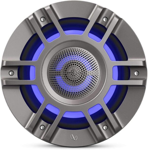 Infinity KAPPA8135MAM - Kappa Marine KAPPA8135M - Altavoces convertibles LED RGB de 8 pulgadas de alta calidad de 8 pulgadas - Imagen 3