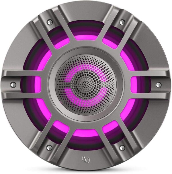 Infinity KAPPA8135MAM - Kappa Marine KAPPA8135M - Altavoces convertibles LED RGB de 8 pulgadas de alta calidad de 8 pulgadas - Imagen 5
