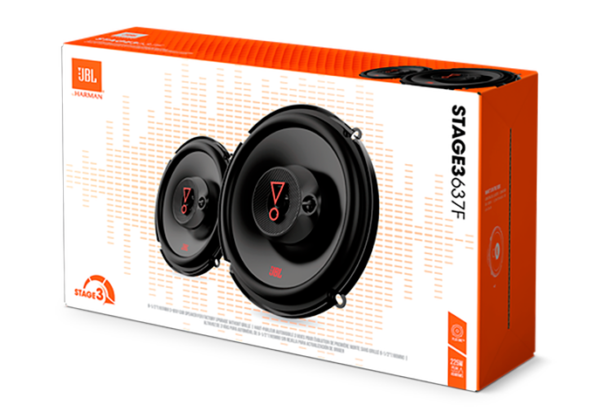 Altavoz de audio para automóvil de tres vías de 6.5 pulgadas, sin parrilla - JBL Stage 3637F *Par* - Imagen 4